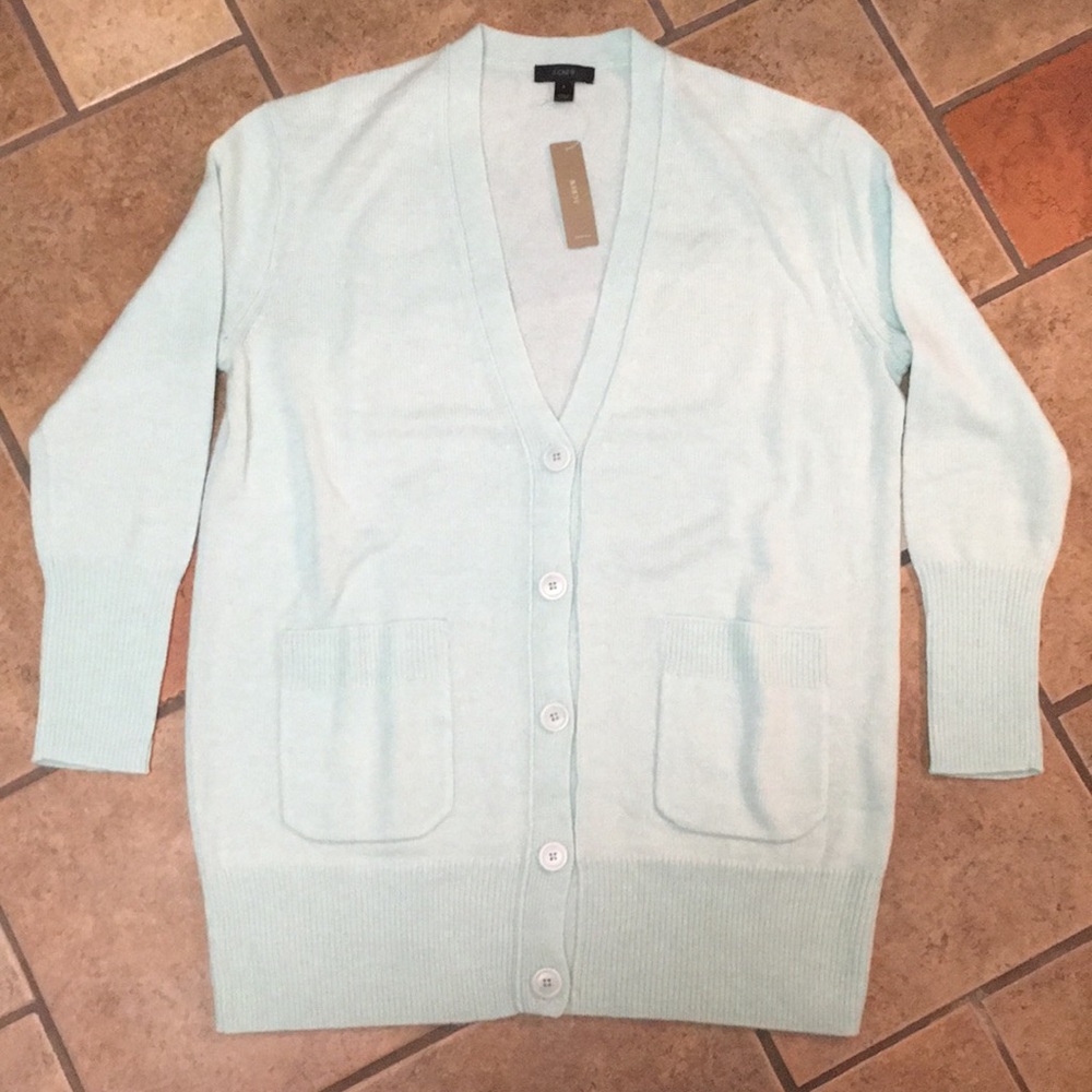 J.Crew Wool Blend Oversized Cardigan